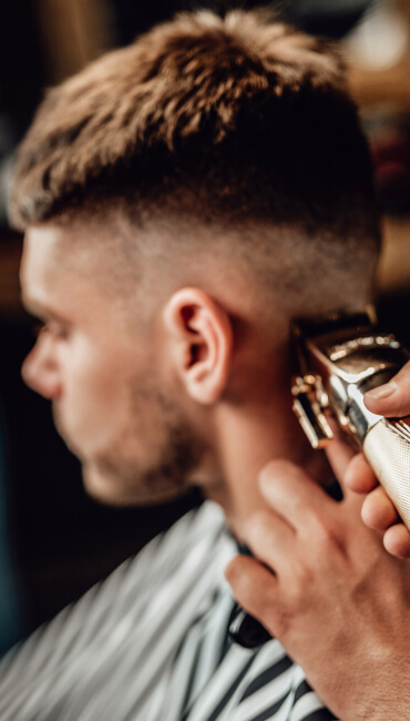 Precision haircut at Village Cuts