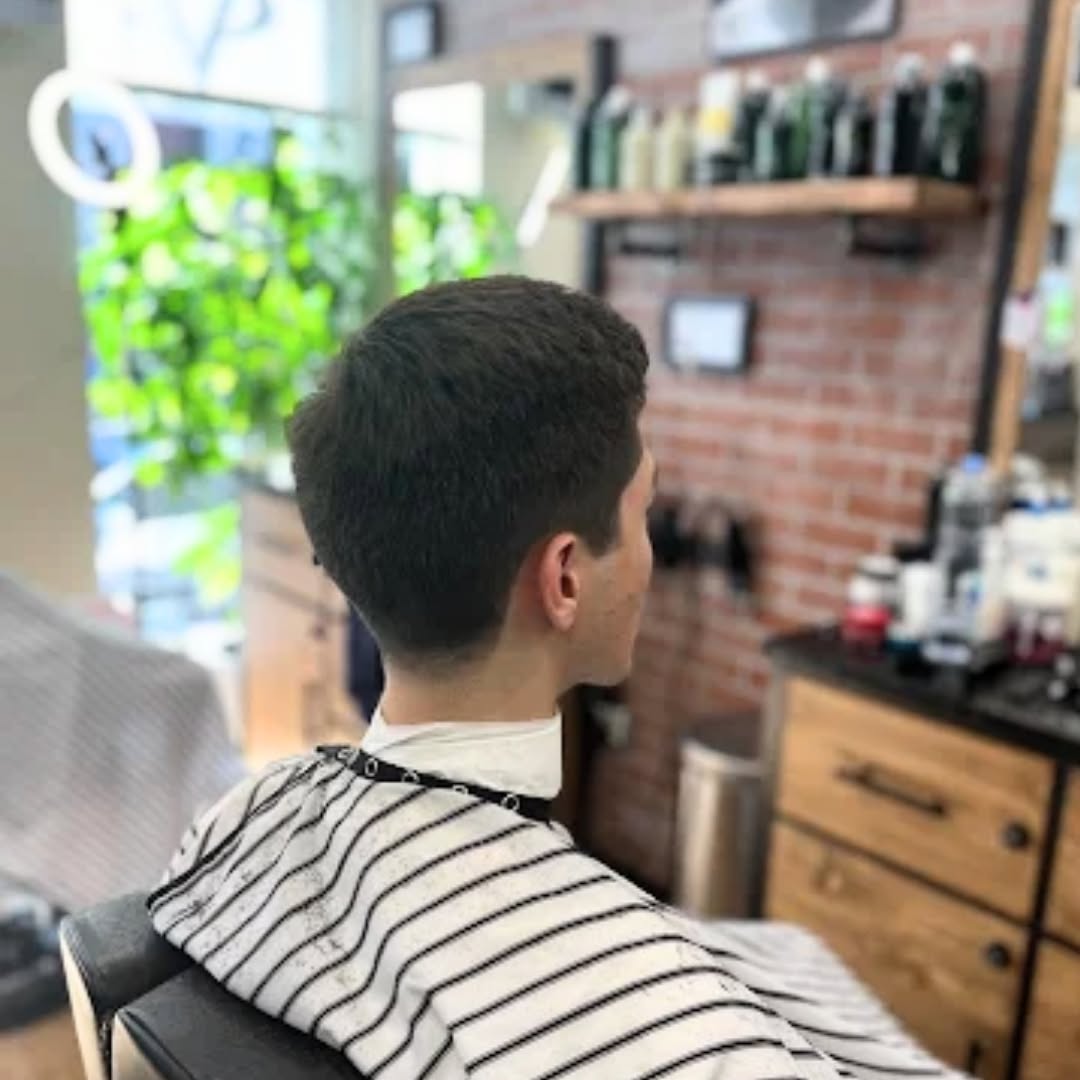 Inside Village Cuts barbershop, Greenwich Village