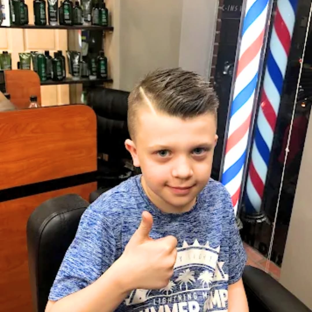 Inside Village Cuts barbershop, Greenwich Village