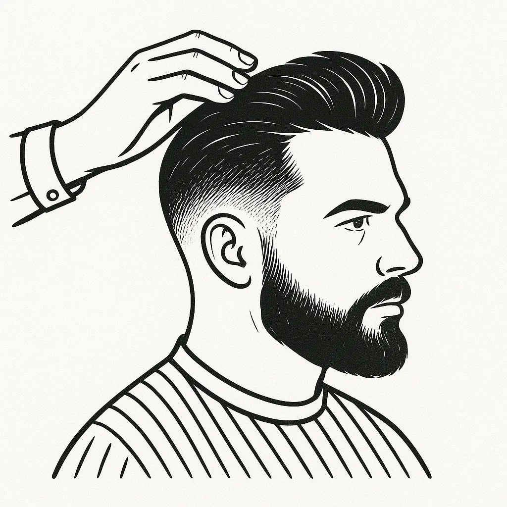 Quiff haircut · West Village