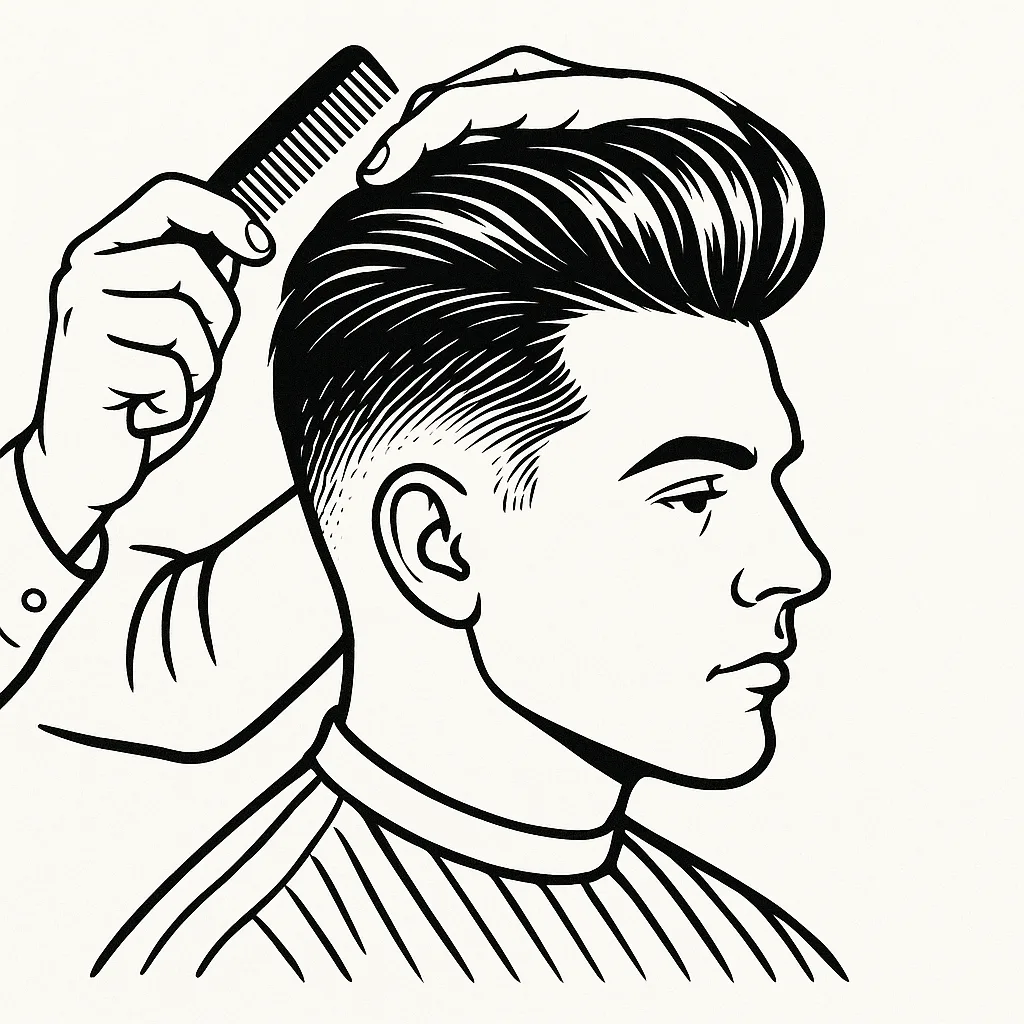 Pompadour haircut · West Village