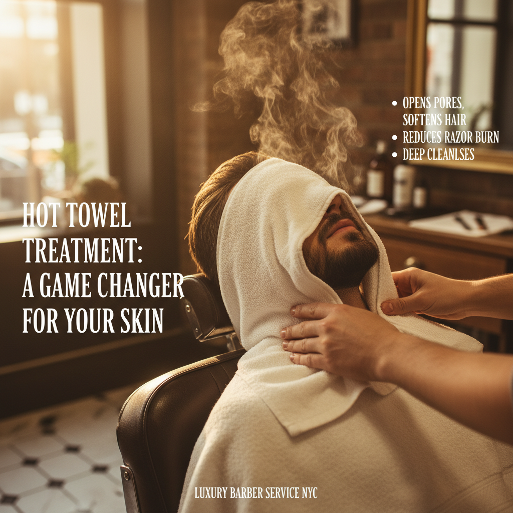 Hot Towel Treatment Benefits: Luxury Barbershop Skin Care for Men NYC