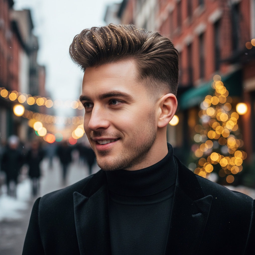 Holiday Hairstyle Men: Party Haircuts NYC & Festive Grooming Tips