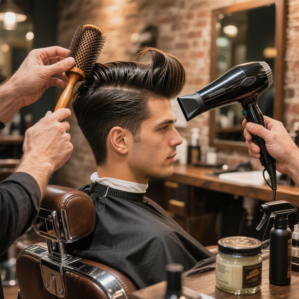 Pompadour Haircut NYC | Vintage & Modern Styles