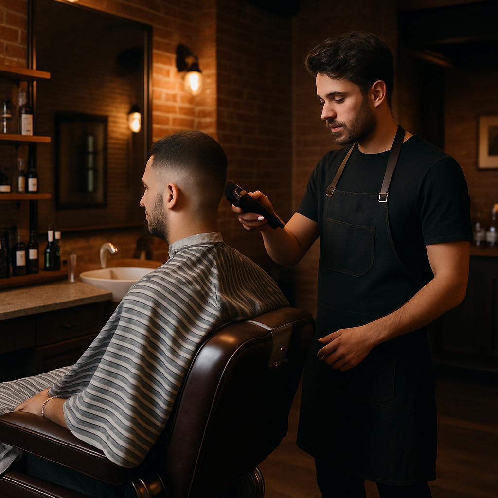 Barbershop with Drinks NYC | Village Cuts