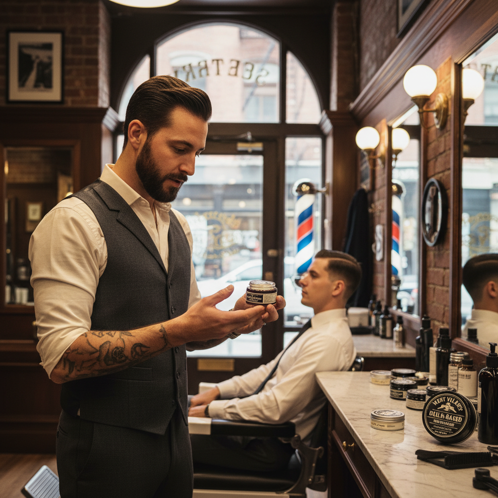 Men’s Hair Products NYC: Best Barber-Recommended Pomade & Styling Clay