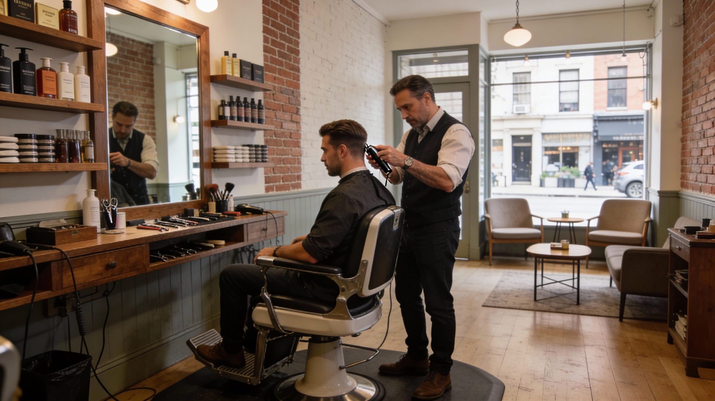 Relaxing Barbershop NYC | Village Cuts
