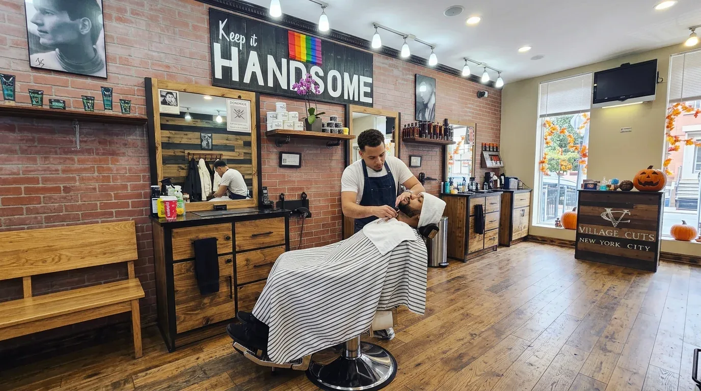 Hot Towel Razor Shave at Village Cuts