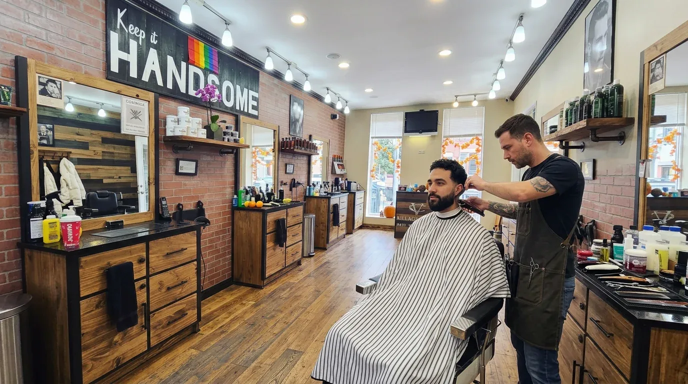 Haircut and Beard Trim at Village Cuts